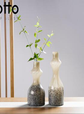 创意玻璃花瓶家具民宿餐桌装饰品绿萝水培植物插花艺术花瓶摆件