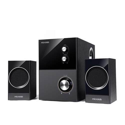 Microlab麦博音箱m4002.1多媒体有源音箱木质低音炮桌面电脑音响