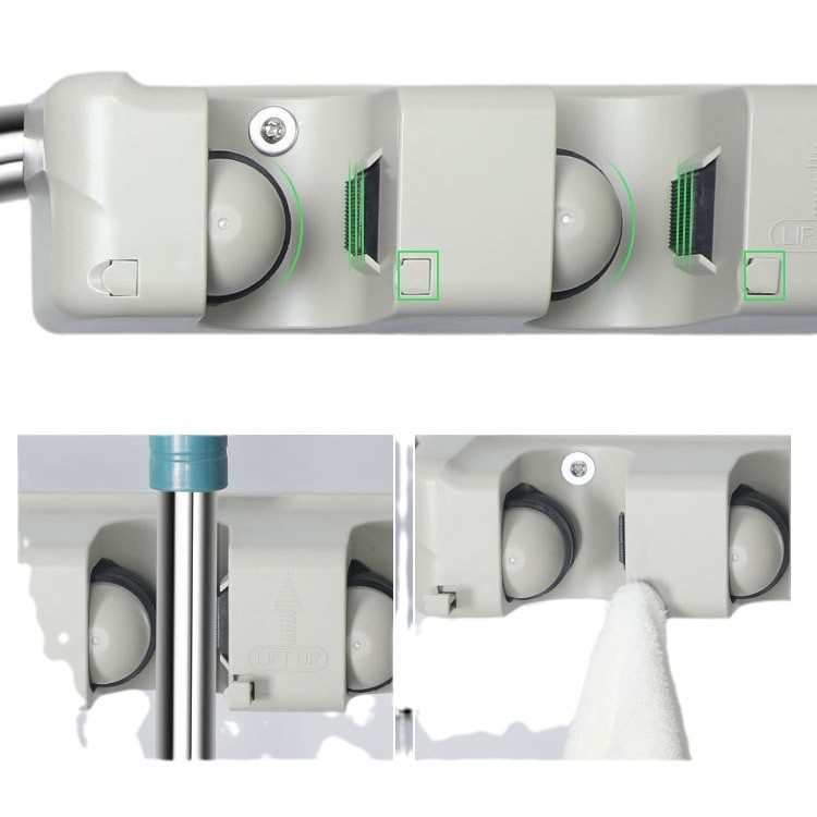 拖把架落地式不锈钢可移动拖把挂架收纳卫生间家用扫把置物拖布架