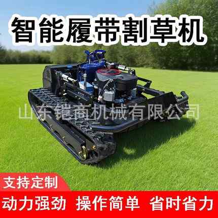 全自动遥控履带式割草机电动全地形果园除草机柴油草坪打草机