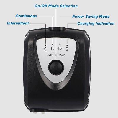 Portable Aerator Pond Solar Aquarium Fish Tank High Output