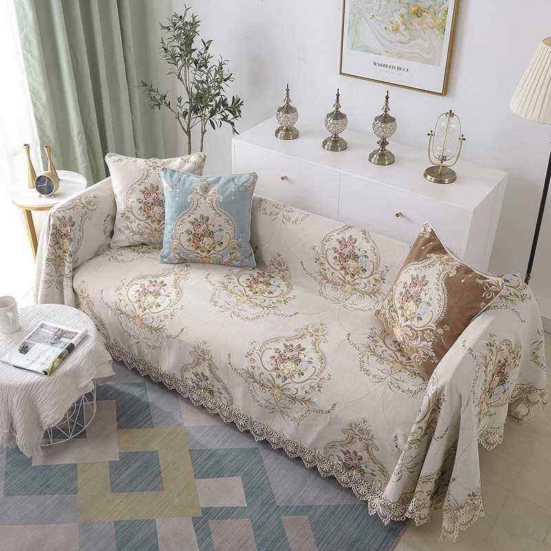 欧式厚沙发巾沙发套罩包四季加通用款布艺皮套全垫IXH沙发坐垫
