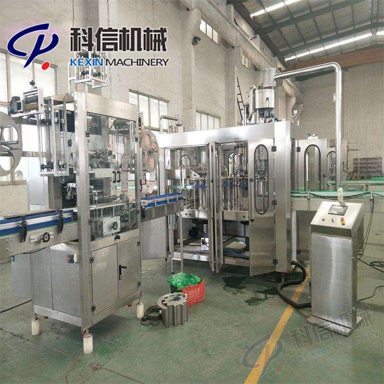 全套易拉装葛根饮料加工设备全自动葛根饮料灌装设备