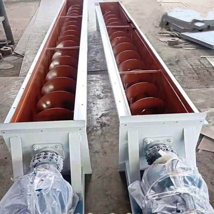 螺旋输送机u型无轴旋式给料机水泥熟料管式蛟龙上料机矿石粉