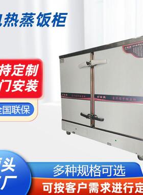 厂家供应蒸饭柜电热蒸饭柜商用不锈钢蒸柜双开门食堂蒸箱