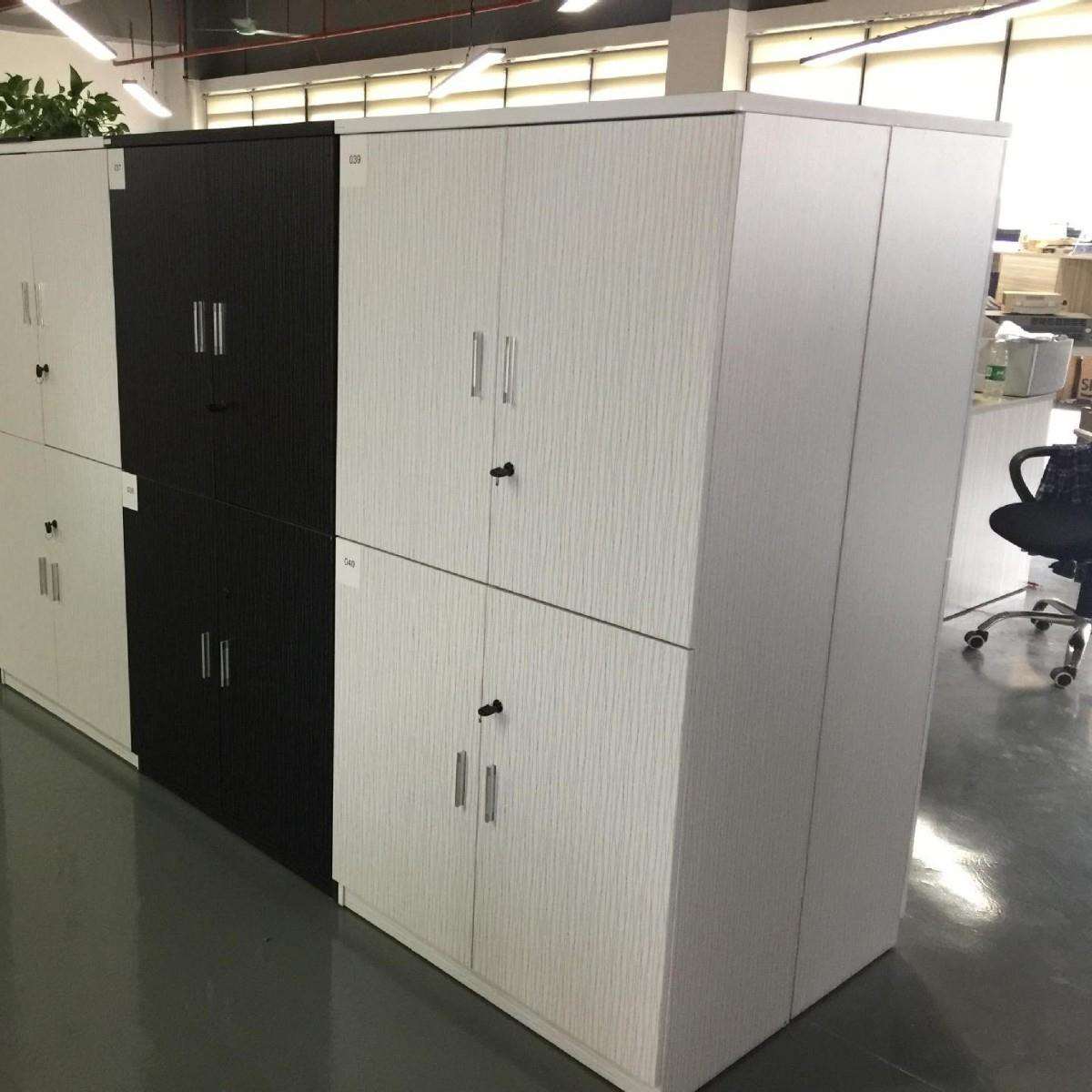 深圳矮柜推拉门柜办公边柜地柜储物柜文件柜办公隔断柜躺门移门柜