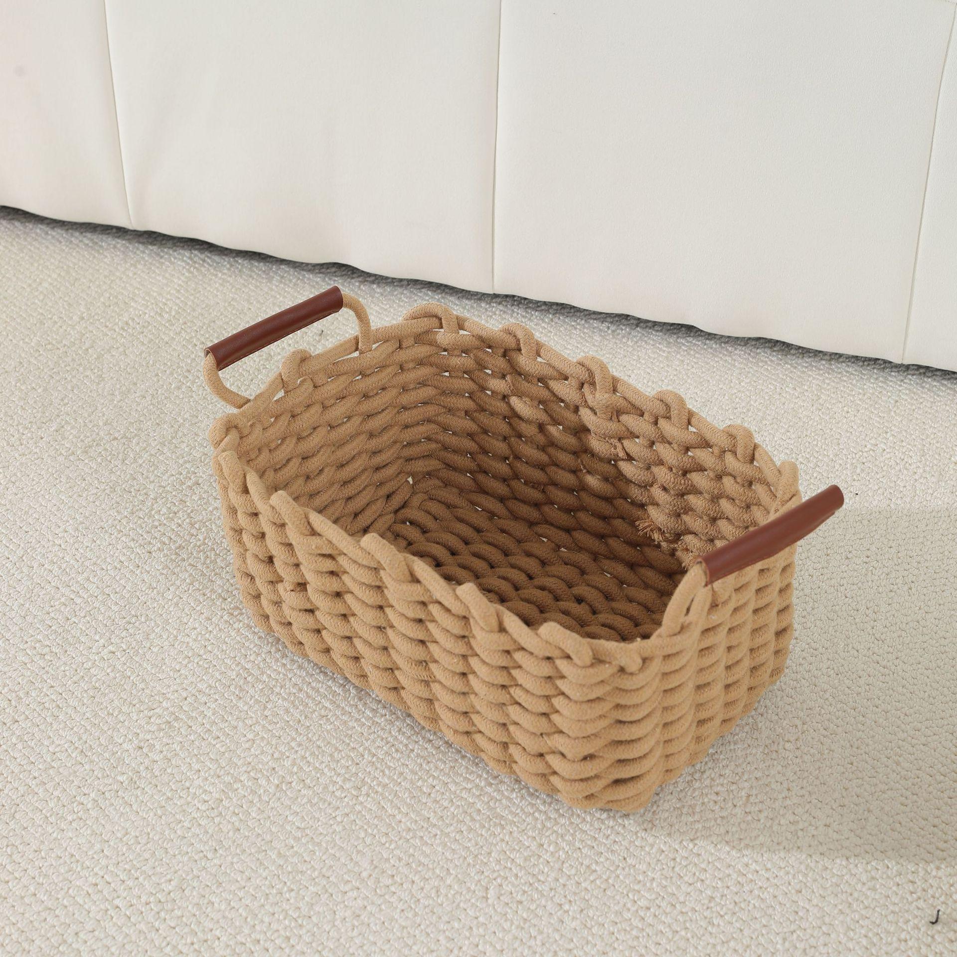 编织收纳玄关多色小号化妆脏衣篮