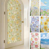 防走光厕所浴室隐私窗花磨砂玻璃膜透光不透人防窥卫生间窗户贴纸