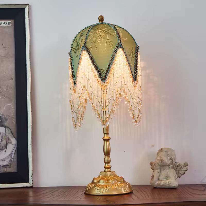 正品美式复古漫苏台灯轻奢高级感高端法式浪温馨氛流头围欧式卧室