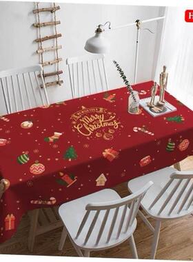 Christmas tablecloth Party decorations Table mat home cloths