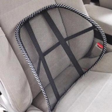 四季透气汽车腰靠垫办公室冰丝护腰按摩腰垫靠背车用座椅腰枕靠枕