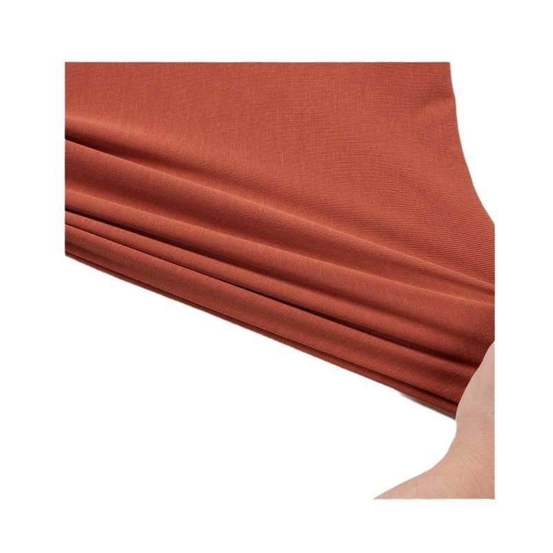 220G棉氨纶拉架1*1针织罗纹布 40S精棉弹力罗纹面料 坑条螺纹布料