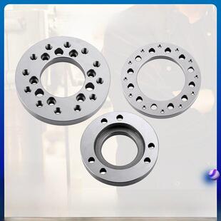 数控车床液压三爪卡盘A型C型D型法兰盘连接过渡盘根5 6 8 10 12寸