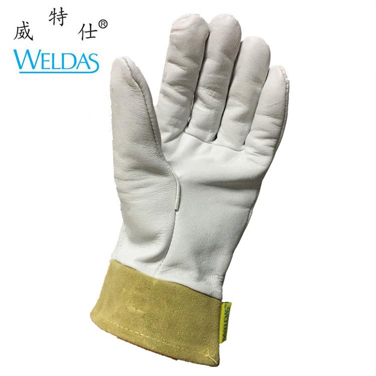 威特仕1宝0-10防08羊803皮电焊手套氩弧保焊手套火线柔软手感TIG