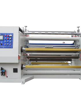 无纺布薄膜分条机小型无纺布分条机皮革面料三层剥离贴合分条机