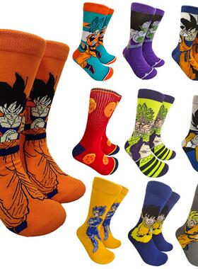Anime Dragon Ball Socks for Men Women Son Goku Frieza Piccol