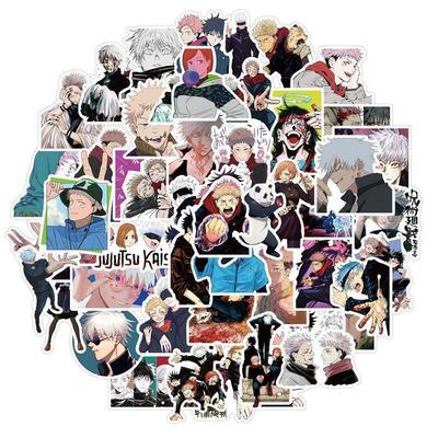 50 Pcs Jujutsu Kaisen Anime Stickers Gojo Satoru Sticker