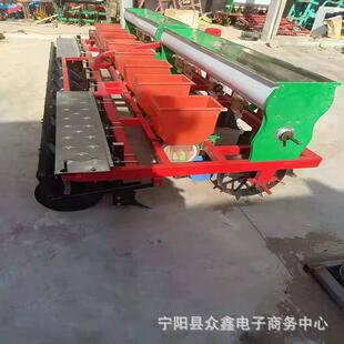 印度家用种花生 机子大马力拖拉机配套多行可选花生点播机