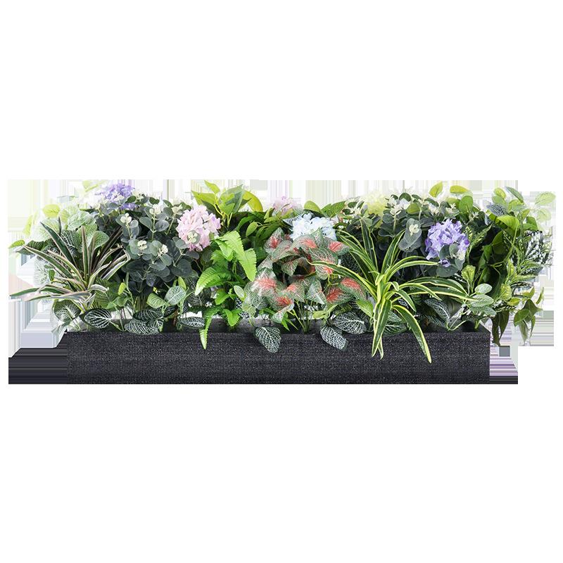 户外假花仿真花室外塑料假绿植隔断花草植物装饰花池花箱庭院花槽