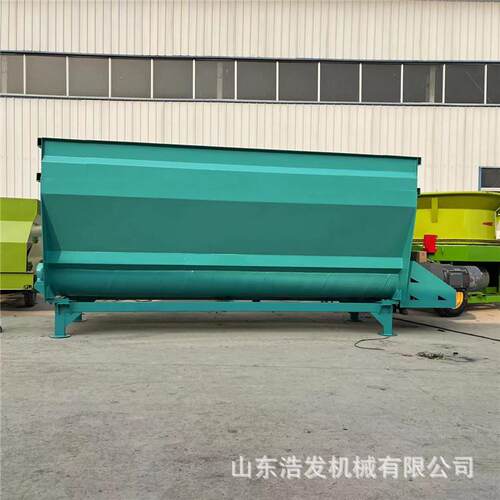 大型混合日粮搅料机双绞龙tmr粉碎拌草机养牛场带称重电动混料机