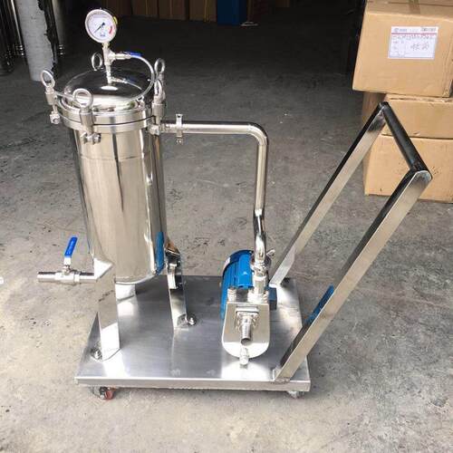 小型机床切削液循环过滤系统过滤器大量袋式过滤器厂家直销
