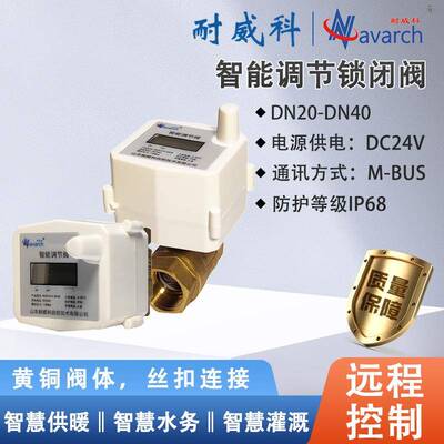 智能调节锁闭阀 M-BUS通讯电源供电 智慧供热阀门