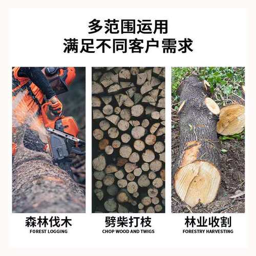 二冲程58CC油锯20寸工业级大功率伐木锯5800家用手持砍树链锯