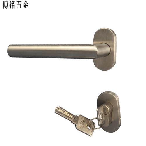 断桥铝门不绣钢304分体执手锁3585锁体室内门窄边门防锈耐用