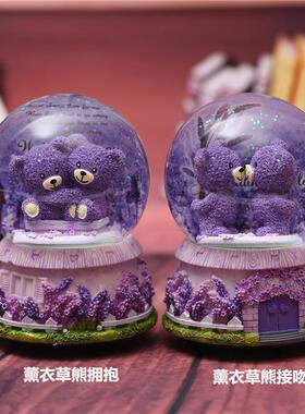 物圣音诞节礼晶球乐盒MC9668彩灯飘雪送男女朋友同学闺水蜜生日礼