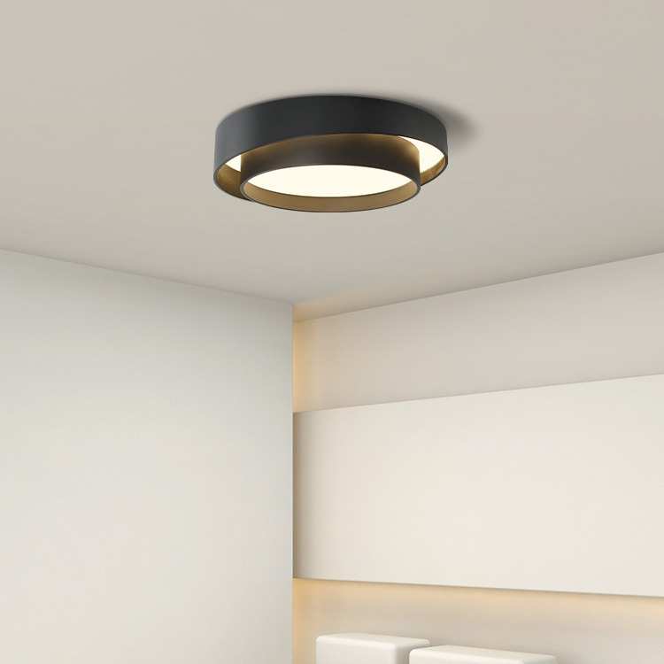 现代简约卧室灯北欧2022年新款主卧圆形轻奢led吸顶灯餐厅书房灯
