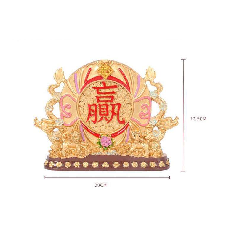 李居明2022虎年摆件方位吉祥物东北大赢家家居办公室装饰工艺品