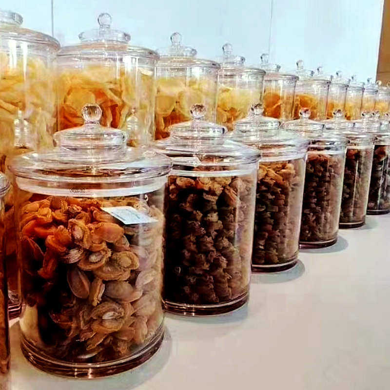 防碎防爆PC罐食品级大容量茶叶罐储存罐五谷杂粮陈皮罐子密封罐