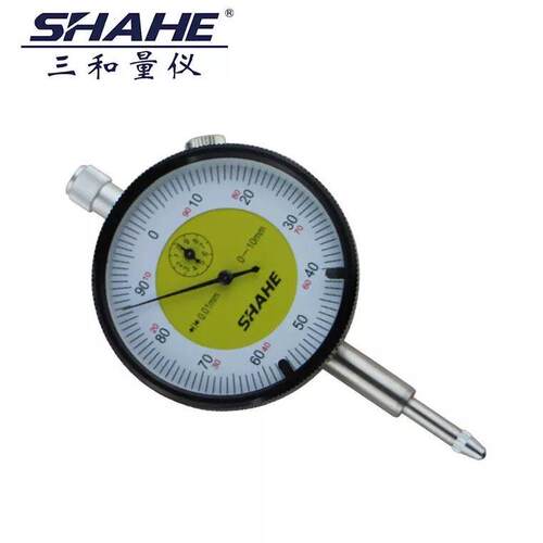 正品SHAHE/三和 百分表0-5-10-20-30-50mm百分表测头指示表 校表