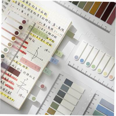 morandi index label sticker highlight sticky notes索引贴标贴