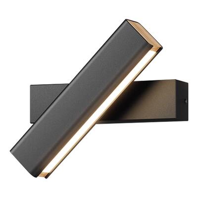 木纹壁灯实木点缀可调节角度防眩卧室床头灯家用客厅背景墙装饰灯