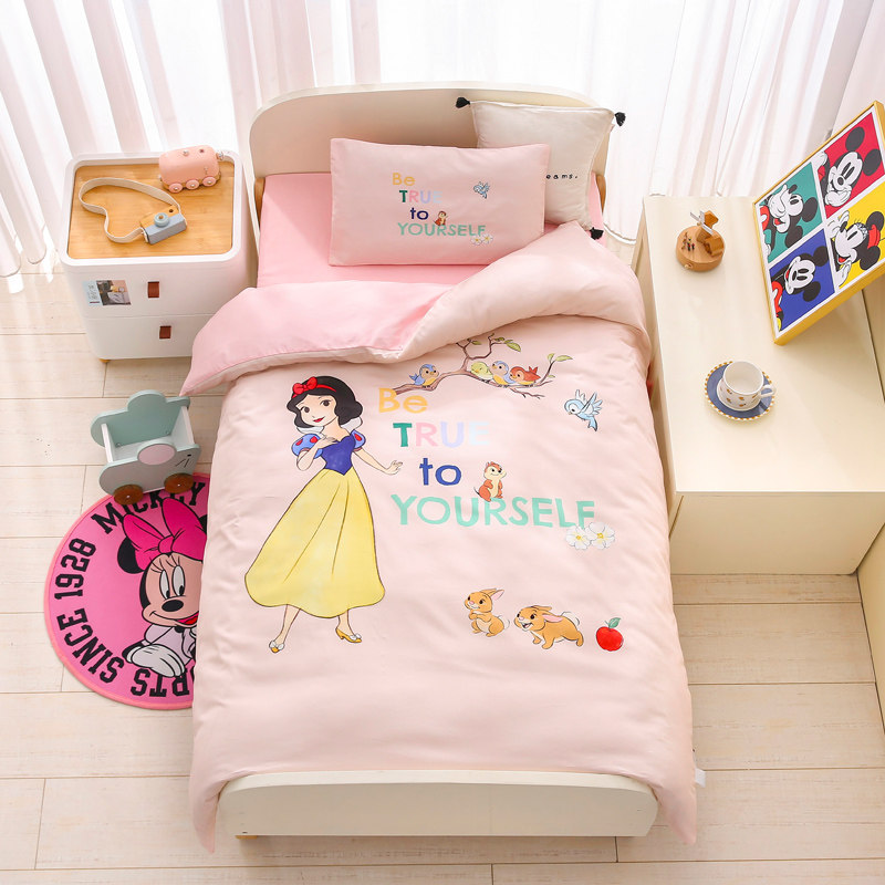 公主幼儿园被子三件套纯棉儿童六件套午睡被褥宝宝入园床品含芯冬,婴童用品,婴童床品套件,淘宝优惠券,粉丝福利购,淘宝优惠卷