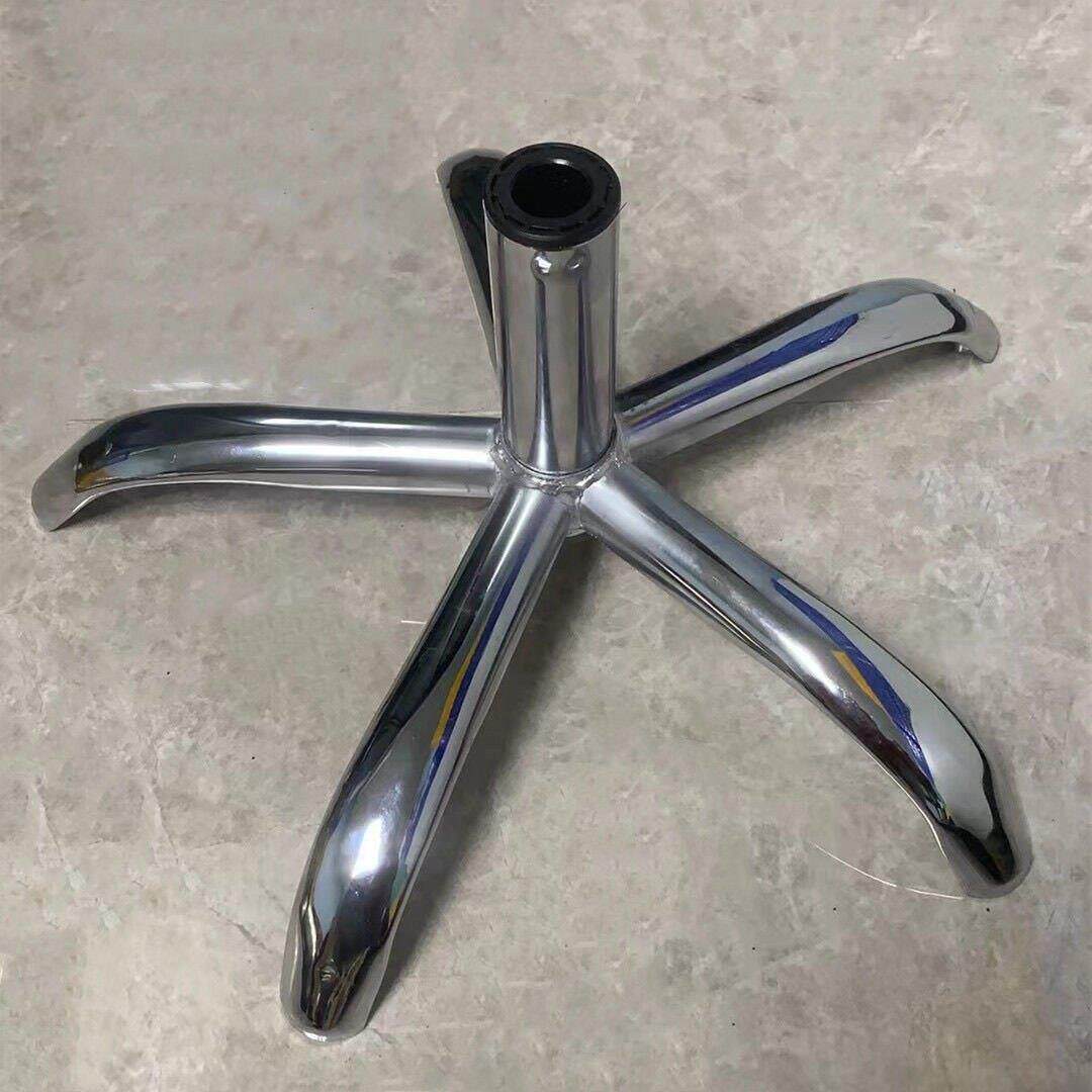 电脑椅子办公椅转椅配件底座底盘支架五星脚脚架铁外管轮子气杆套
