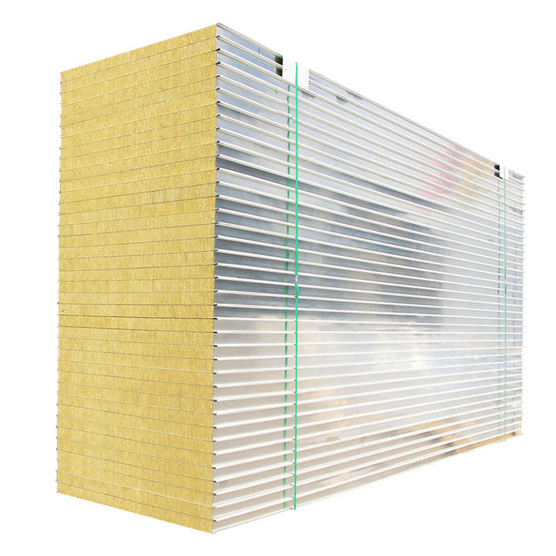 防火机制岩棉板外墙屋顶隔音隔墙彩钢板龙骨填充隔热岩棉净化板