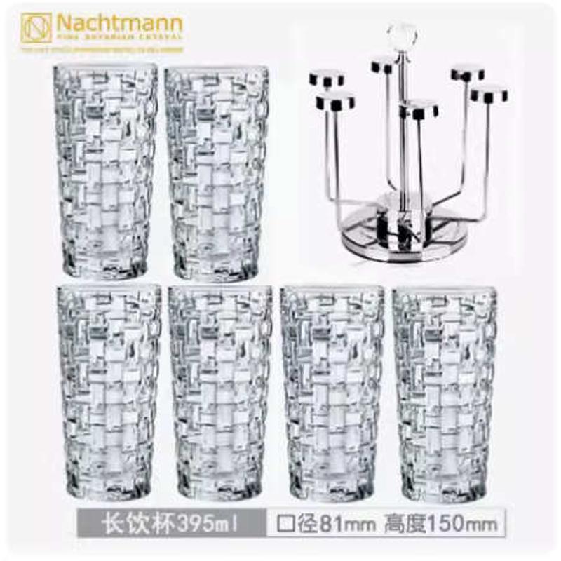 德国进口水晶玻璃洋酒杯啤酒杯威士忌酒杯水杯家用饮料果汁杯子