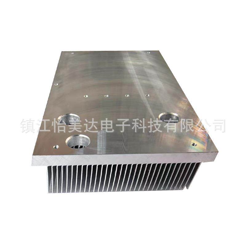 CPU液冷散热器小型储能光伏电源铲片型材散热器铝合金插片散热器