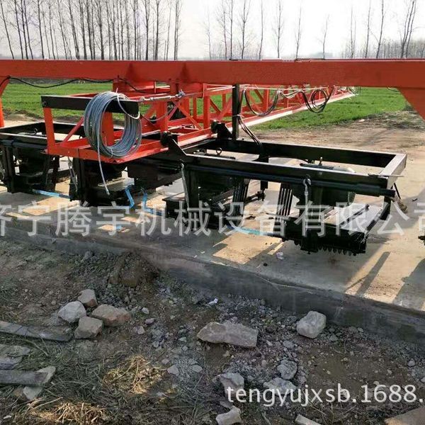 供应悬轨式刻纹机 大型路面切纹机价格 自行式双幅刻纹机图片