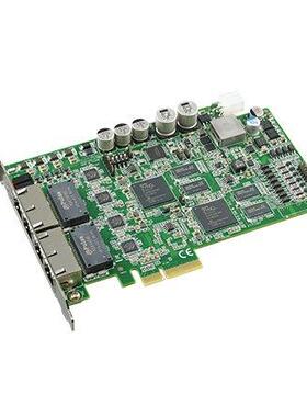 研华PCIE-1174视觉采集卡，4口千兆以太网机器视觉采集卡