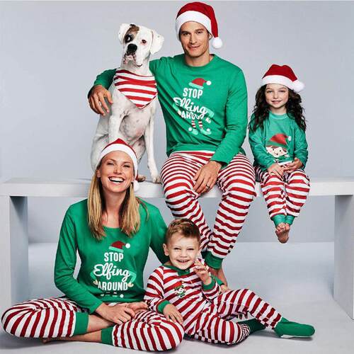 Home Furnishings T-shirt Printed Pajama Set