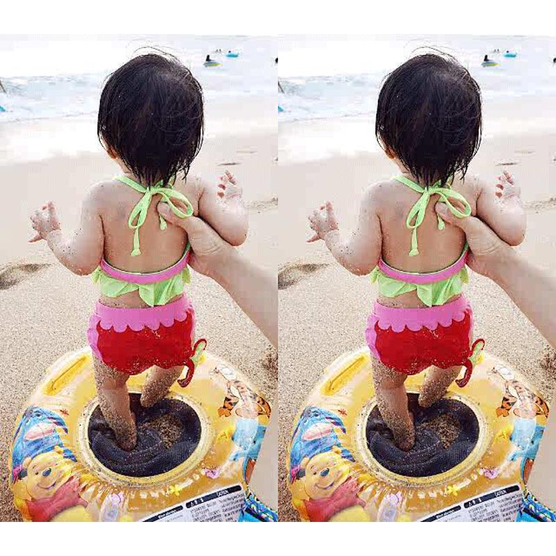 比基尼女童泳衣裤大童小女孩美人鱼尾巴分体幼婴儿宝宝游泳衣儿童