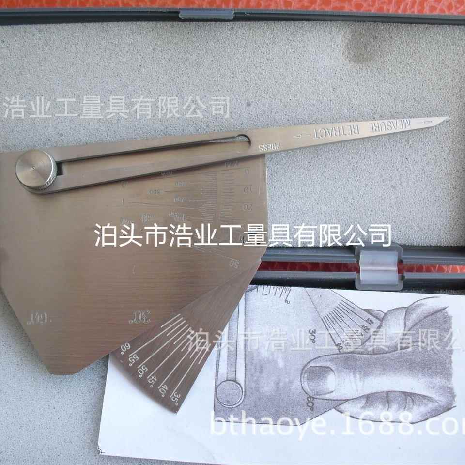 角焊缝规HG014 斜角焊接检验尺 焊点测量规 焊接角度规SKEW-T