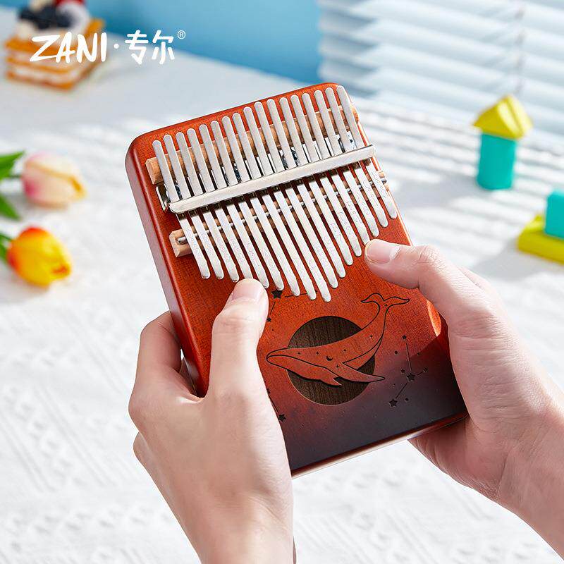 高档1音拇指指琴卡21音桃花芯卡林巴琴kalimba琳巴琴手琴双7指琴