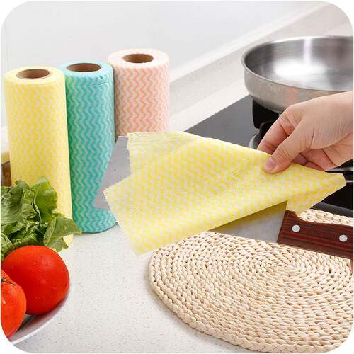 Kitchen No-Wash Lazy Person's Cleaning Cloth, Disposable and
