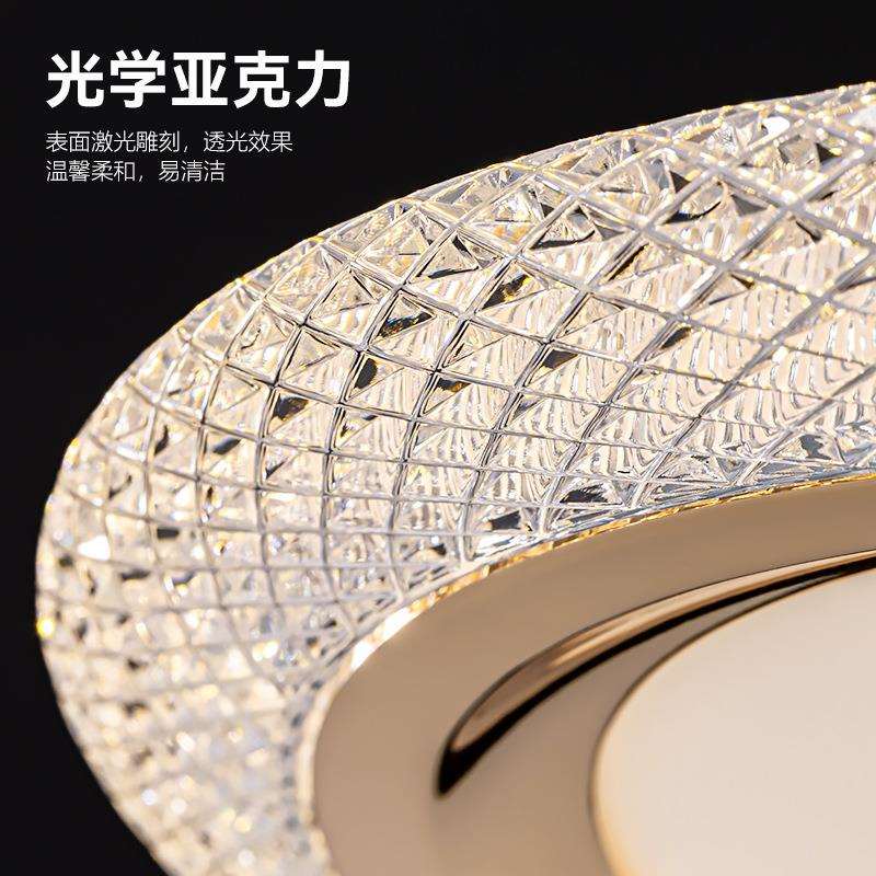 卧吸顶灯轻奢现代简约le主卧设计师超薄d间灯OGO房新款中山室灯具