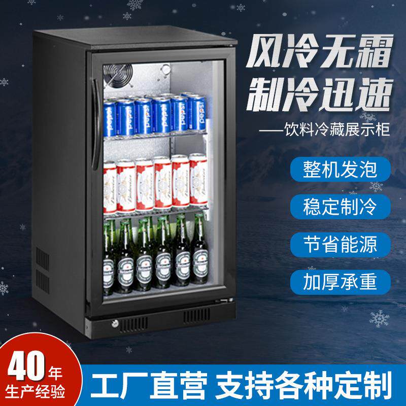 88L工厂小型药品冷藏柜冷冻箱啤酒红酒饮料迷你单门冷冻柜展示