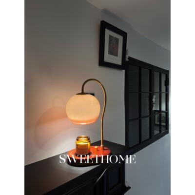SweetHome *落日余晖 香薰融蜡无火台灯法式实木卧室床头氛围香氛
